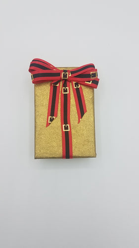 Santa Belt with Gold paper