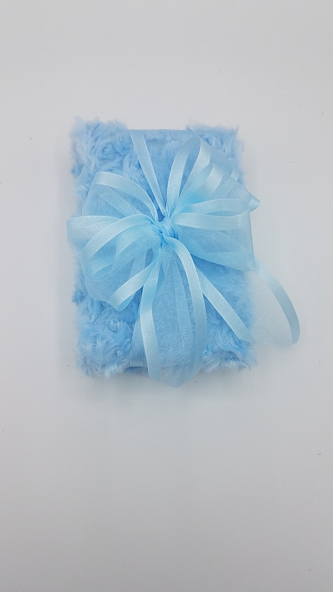 Fuzzy Blue gift card box