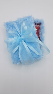 Fuzzy Blue gift card box