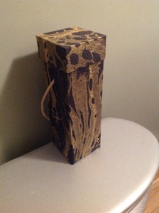 Wine box in Black marble