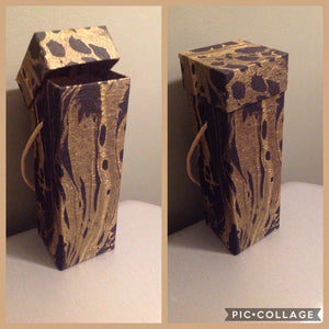 Wine box in Black marble